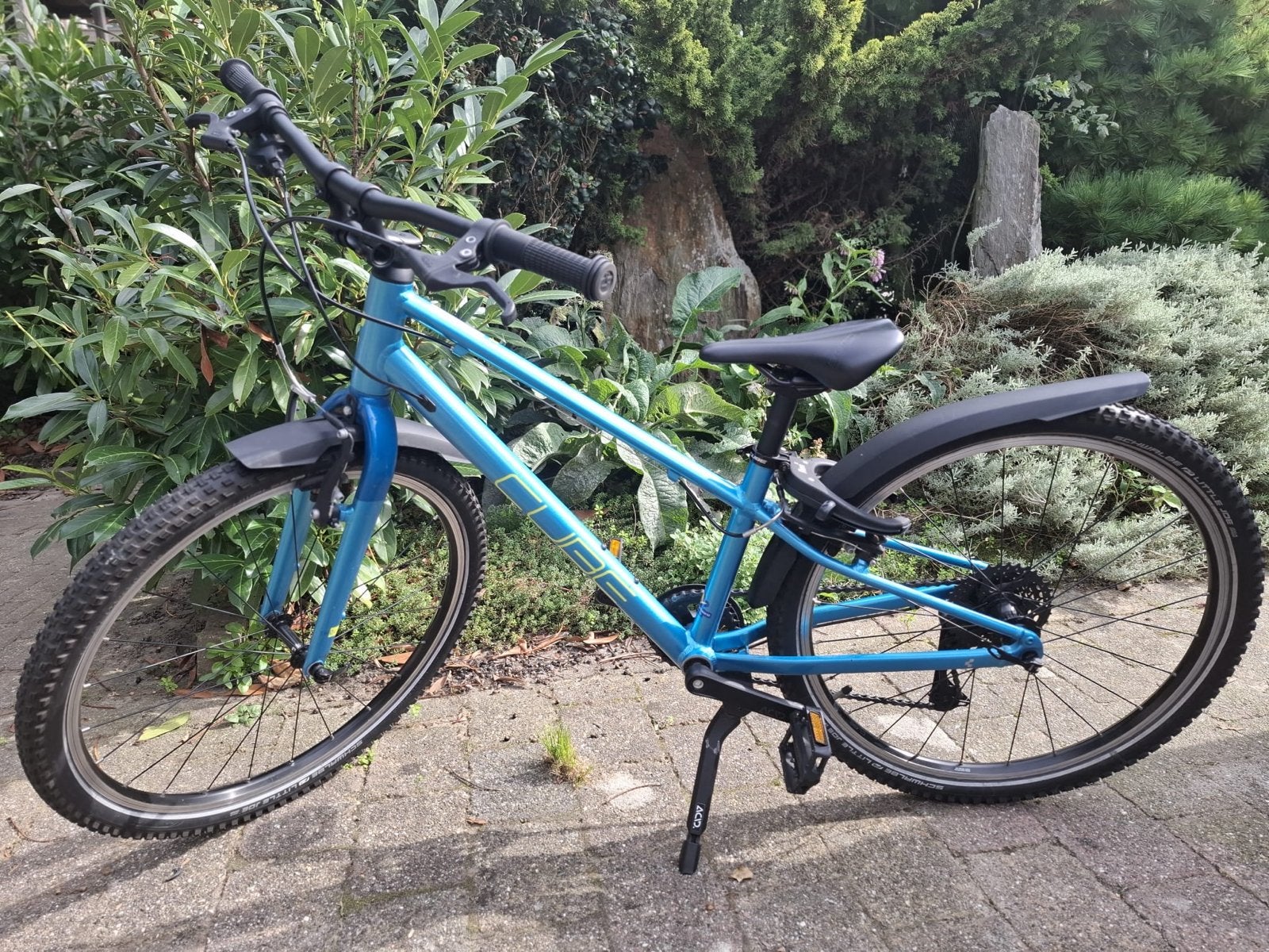 CUBE NUMOVE 240 Kinderfiets Blue/Lime, Ophalen, 24 inch, Velgrem, Versnellingen