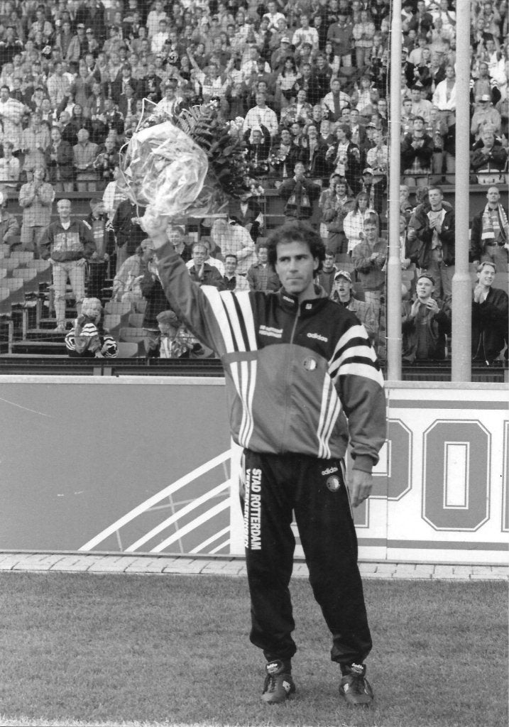 persfoto Piet Bouts 07-09-1996 Peter Bosz Feyenoord, Verzenden, Zo goed als nieuw, Feyenoord, Overige typen