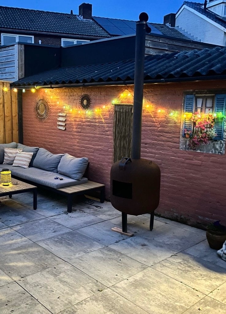 Buiten kachel, Tuin en Terras, Tuinhaarden, Ophalen, Gebruikt