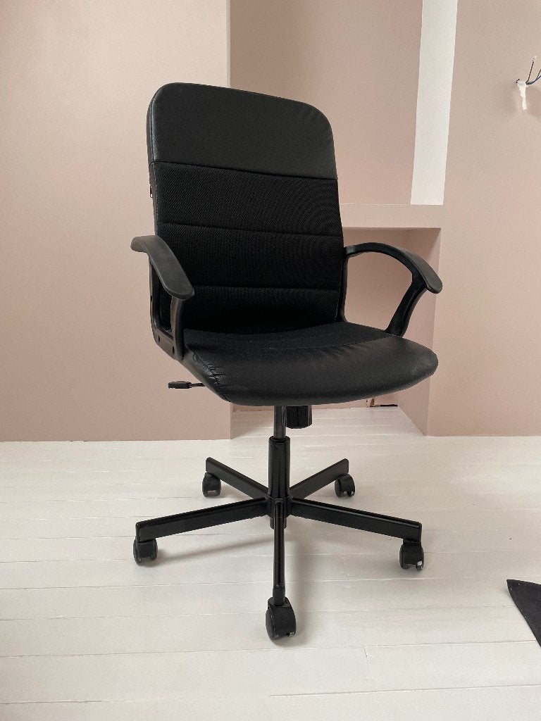 Bureaustoel ikea, Ophalen, Zwart