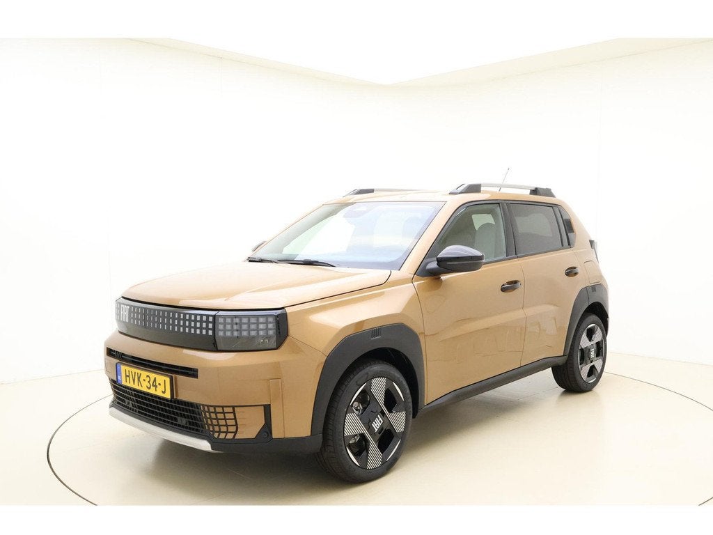 Fiat Grande Panda La Prima 11 kW 44 kWh | Nvigatie | Climate, Auto's, Automaat, Gebruikt, SUV of Terreinwagen, Te koop