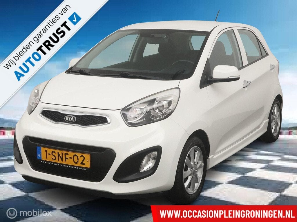 Kia Picanto 1.2 CVVT Super Pack Automaat, Euro 5, Gebruikt, Zwart, 4 cilinders