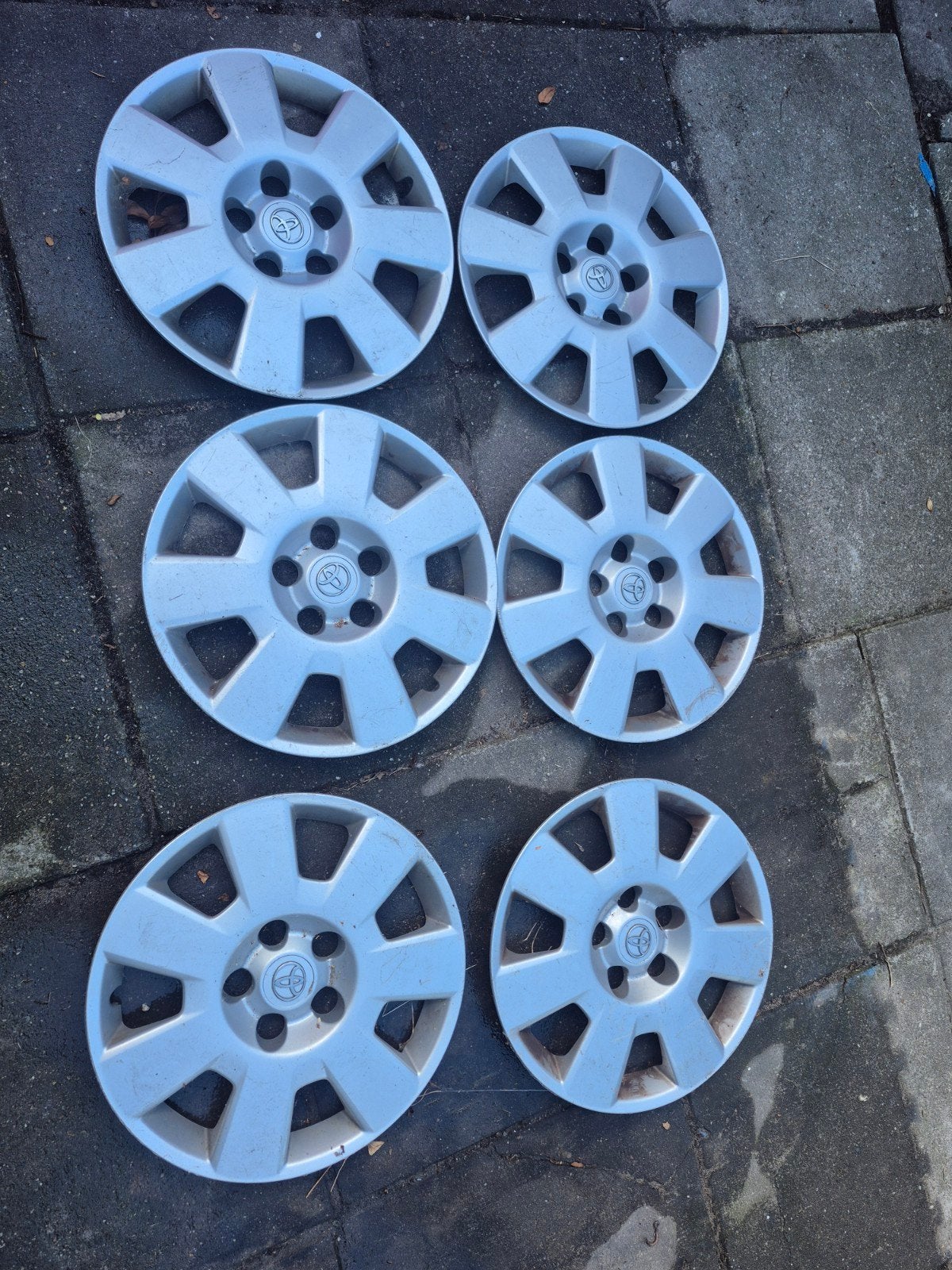 Wieldoppen Toyota Prius - Set van 6, Auto diversen, Wieldoppen, Ophalen of Verzenden, Gebruikt