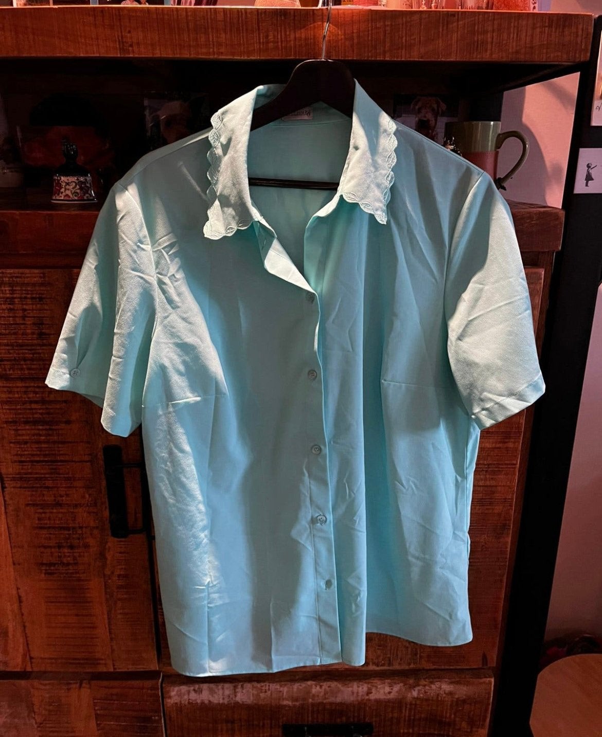 Atelier GS damesblouse mt 44, Ophalen of Verzenden, Zo goed als nieuw, Maat 42/44 (L), Groen