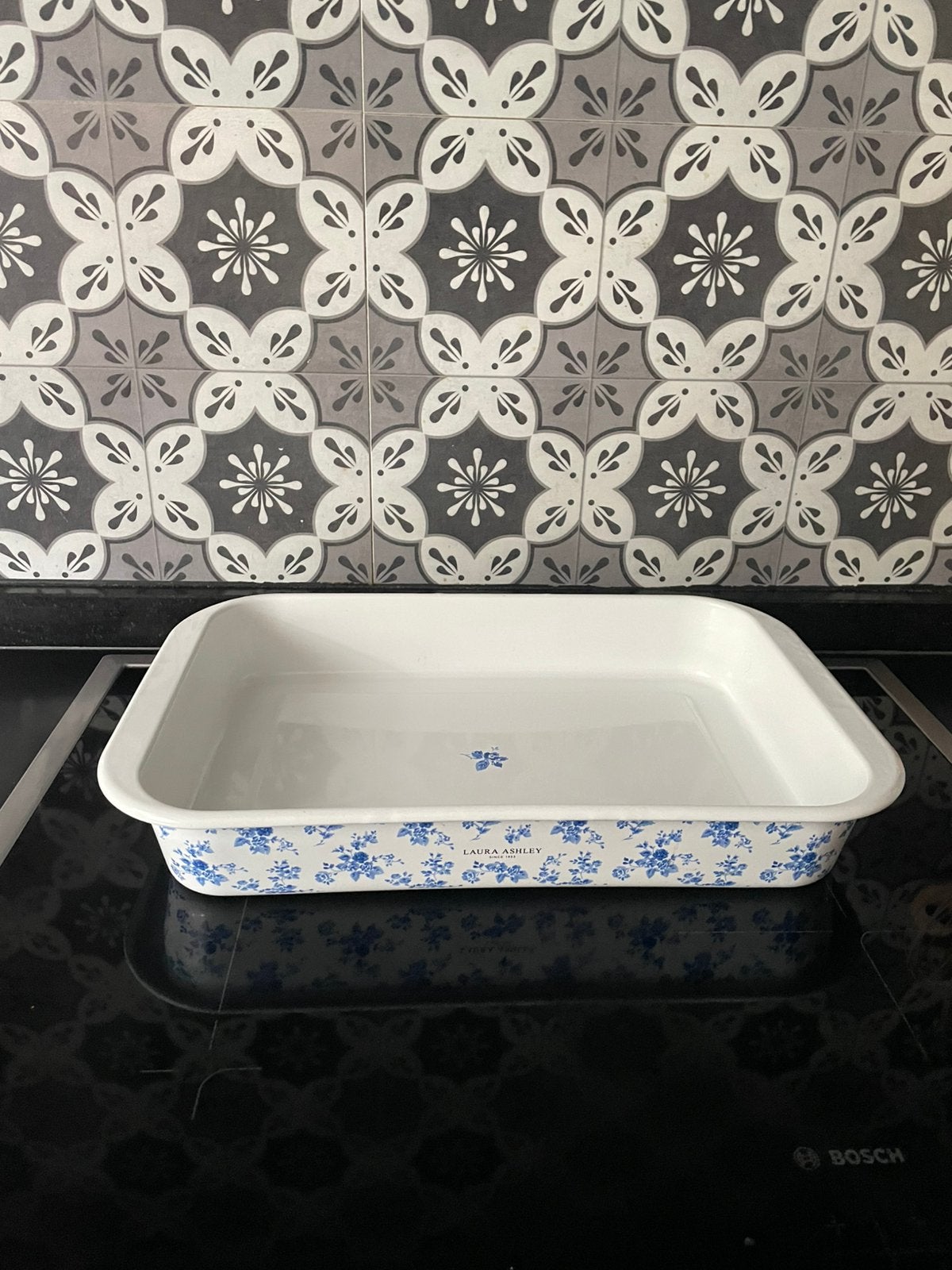 Laura Ashley bakvorm / emaille braadslede, Ophalen of Verzenden