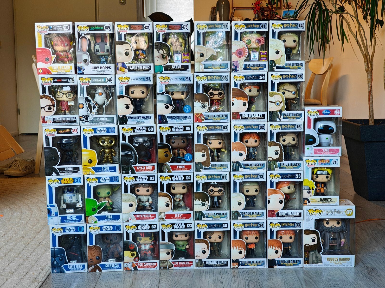 38 Funko pops. Harry Potter, Star Wars, Stranger Things & me, Ophalen of Verzenden, Zo goed als nieuw, Beeldje of Figuurtje