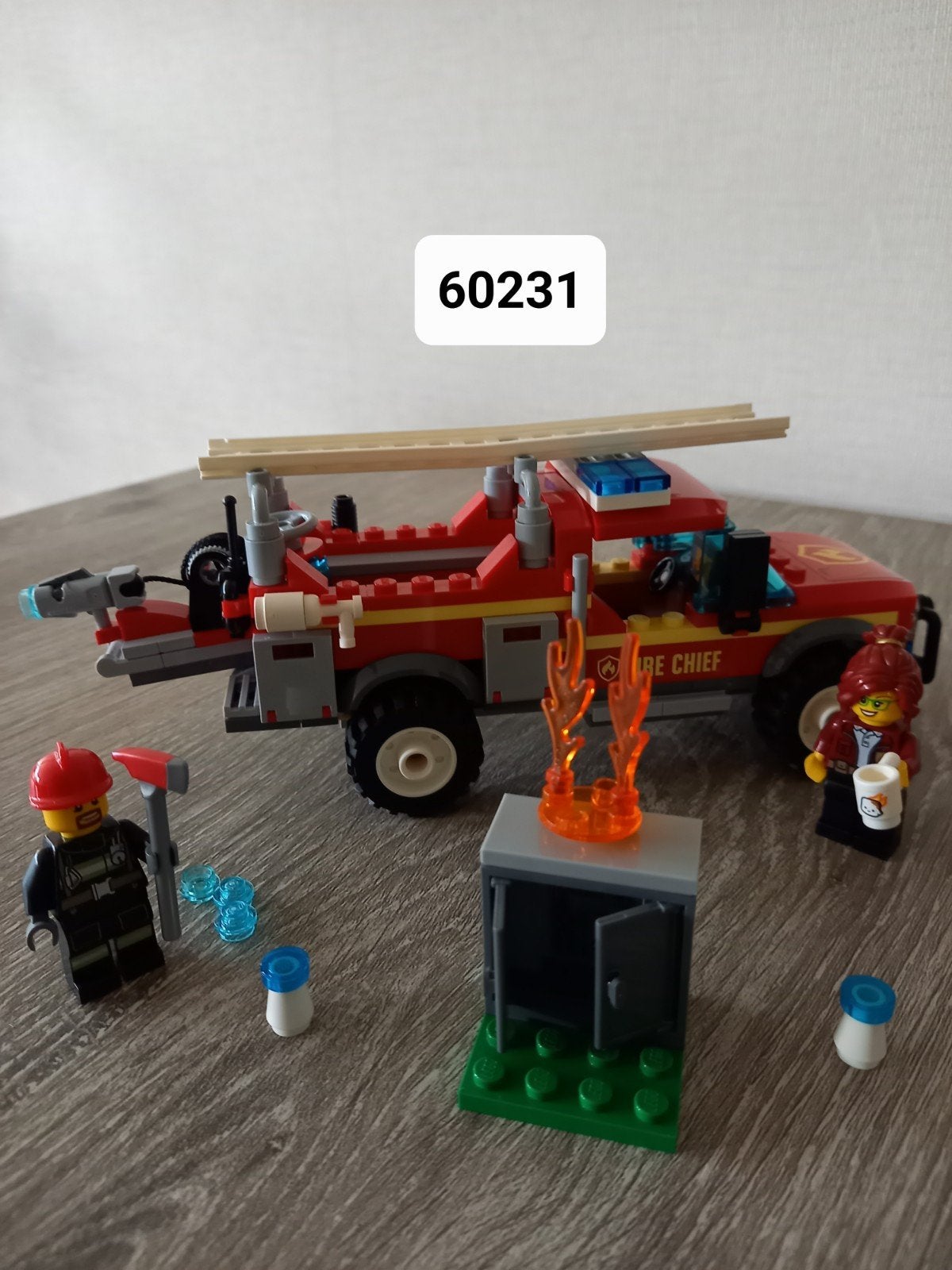 Lego City 60231 Brandweer Hoofd Eenheid, City, Lego, Ophalen of Verzenden, Zo goed als nieuw