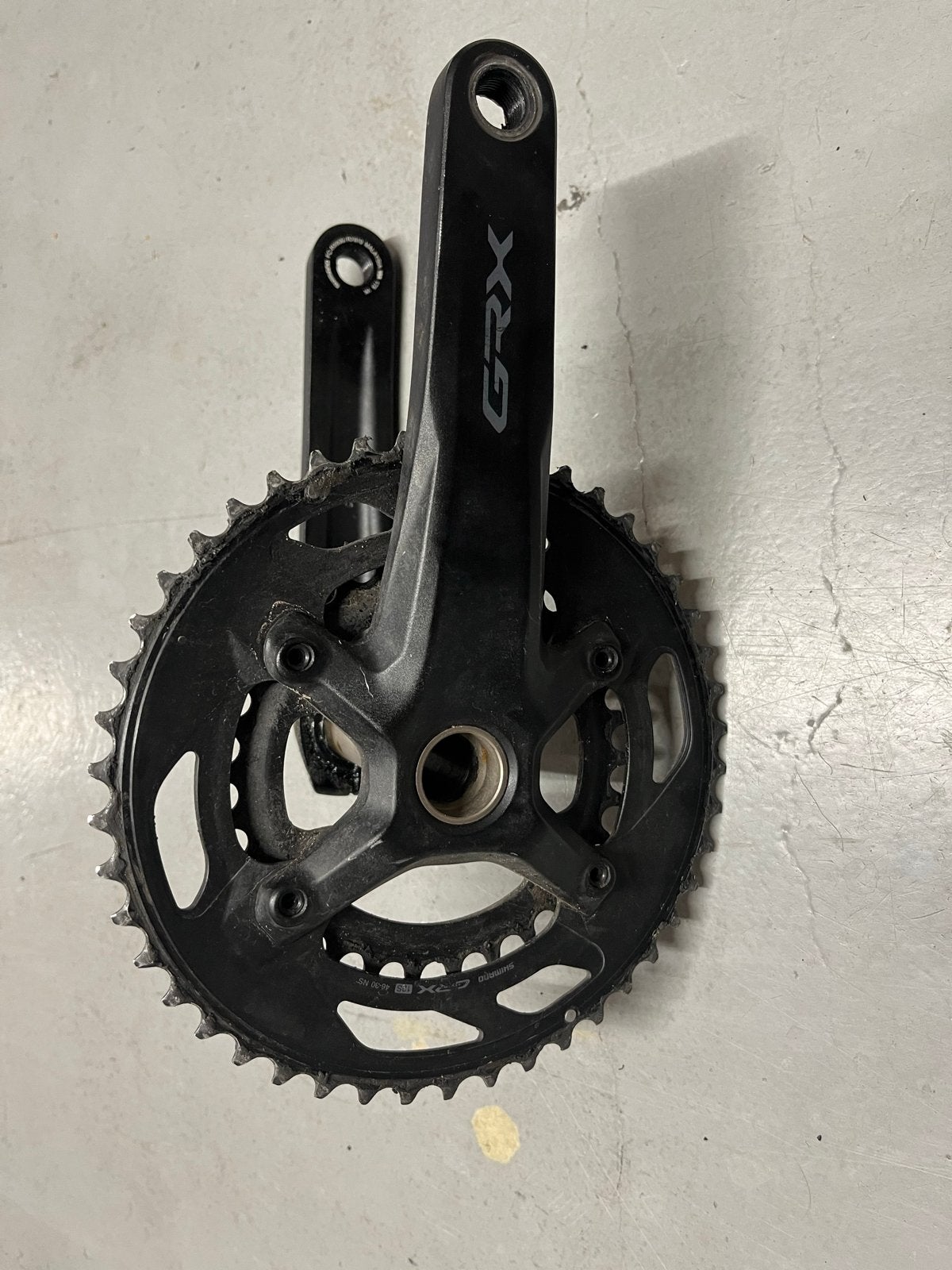 Shimano GRX FC-RX600/RX610 Crankstel - Zo goed als nieuw, Fietsen en Brommers, Fietsonderdelen, Crankstel of Pedalen, Gebruikt