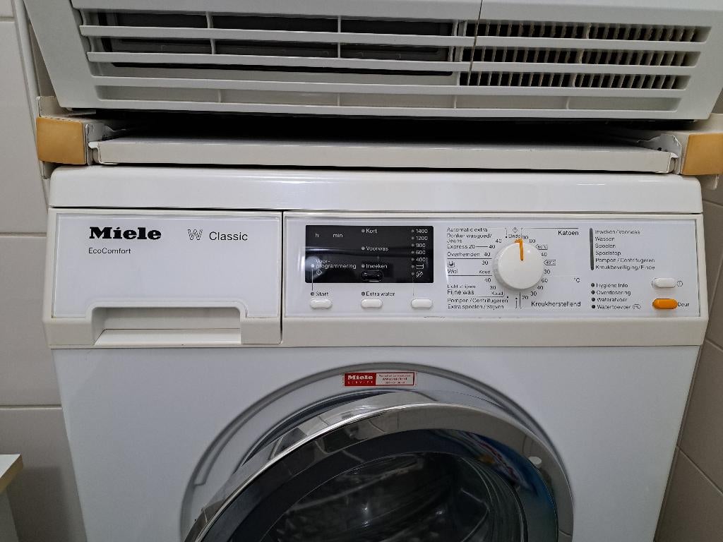 Wasmachine miele, Ophalen, 1200 tot 1600 toeren, Gebruikt, 10 kg of meer