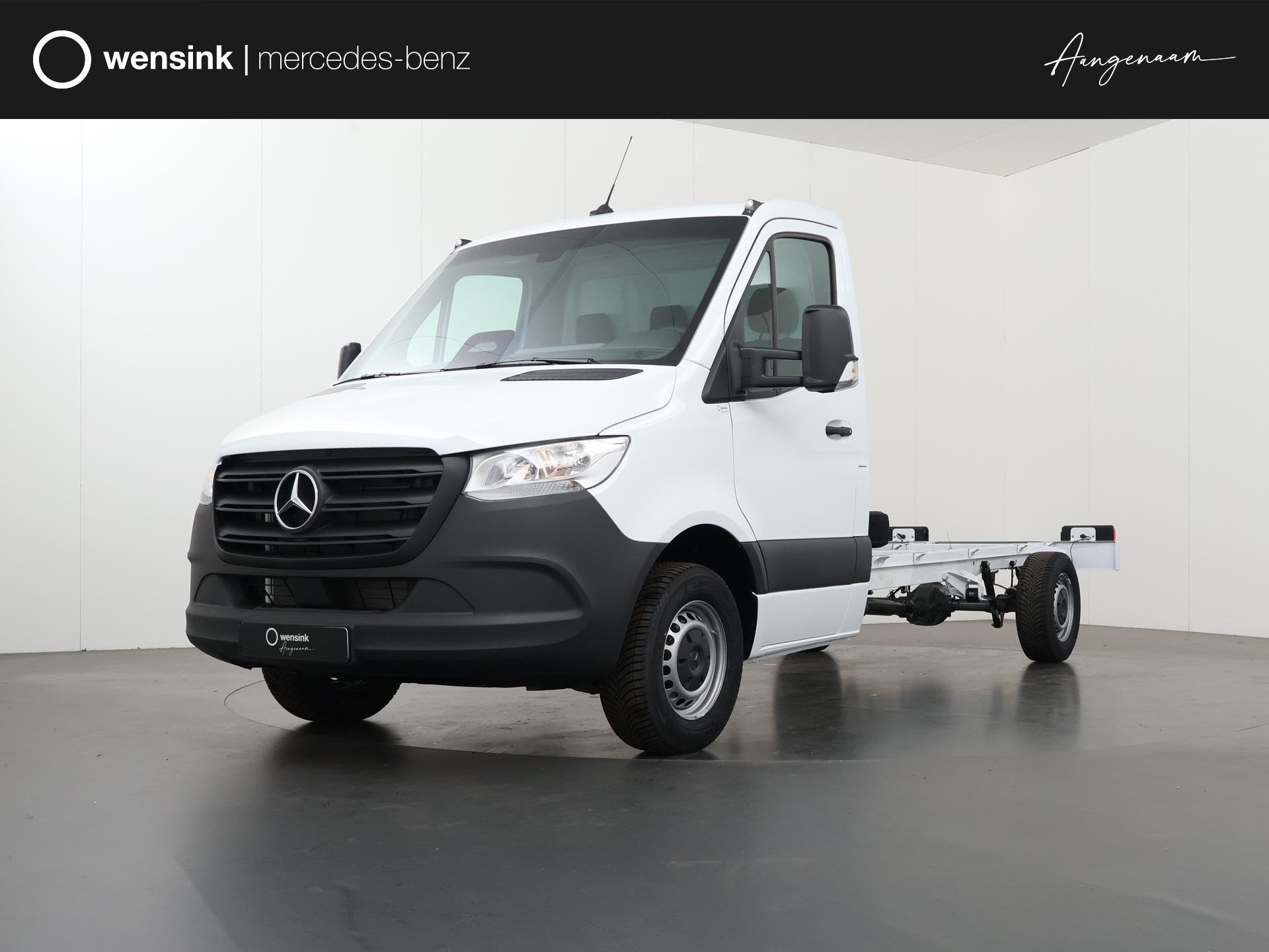 Mercedes-Benz Sprinter 317 CDI | Aut. | Chassis | L3 | 3500, Auto's, Automaat, Euro 6, 4 cilinders, Wit