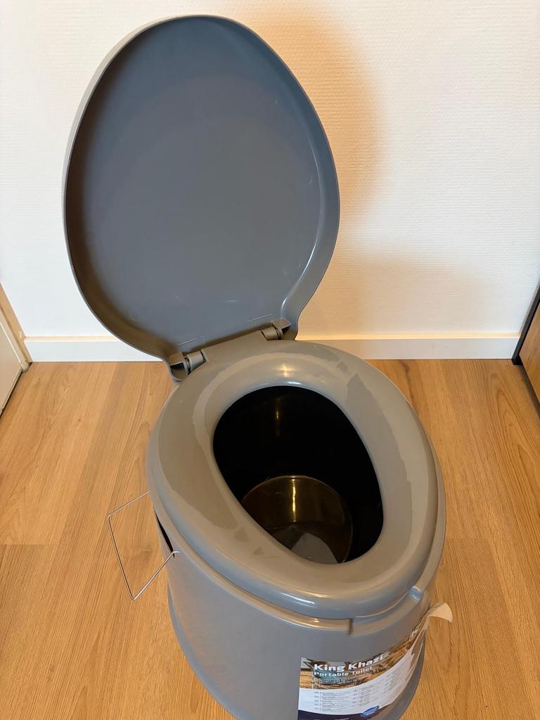 King Khazi Draagbaar Toilet - Camping/Reizen/Verbouwing, Ophalen of Verzenden, Zo goed als nieuw