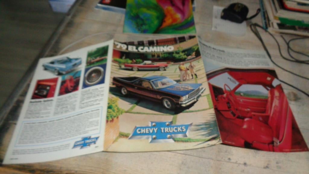 USA Folder  CHEVROLET  EL CAMINO   1979, Verzenden, Nieuw, Chevrolet