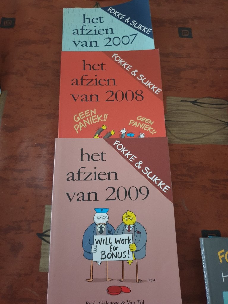 Fokke en Sukke Het afzien van 2007, 2008 en 2009, Boeken, Humor, Ophalen of Verzenden, Zo goed als nieuw, Reid, Geleijnse & Van Tol