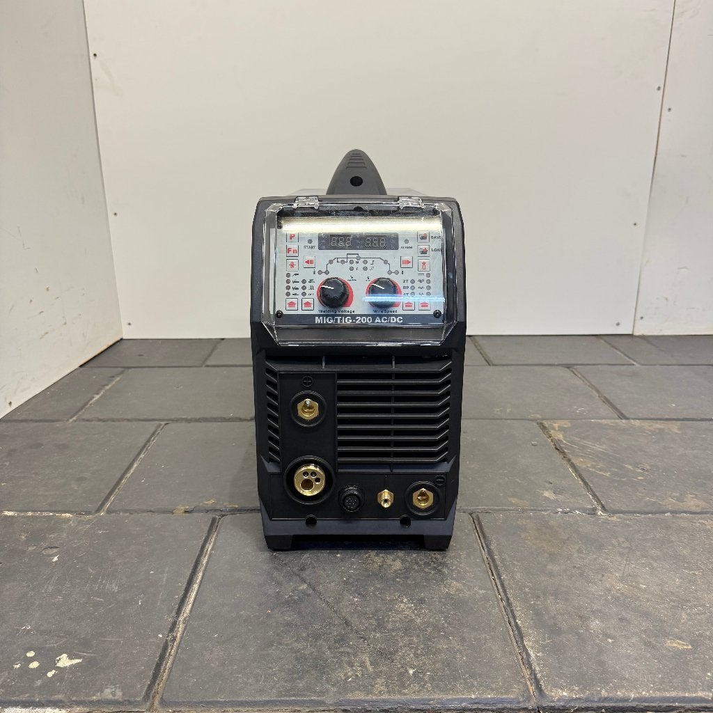ONGEBRUIKT Lascentrum MIG TIG 200 ACDC Lasapparaat 230 VOLT, Nieuwland Parc 1, 2952 DA Alblasserdam, Inverter, 150 tot 250 ampère