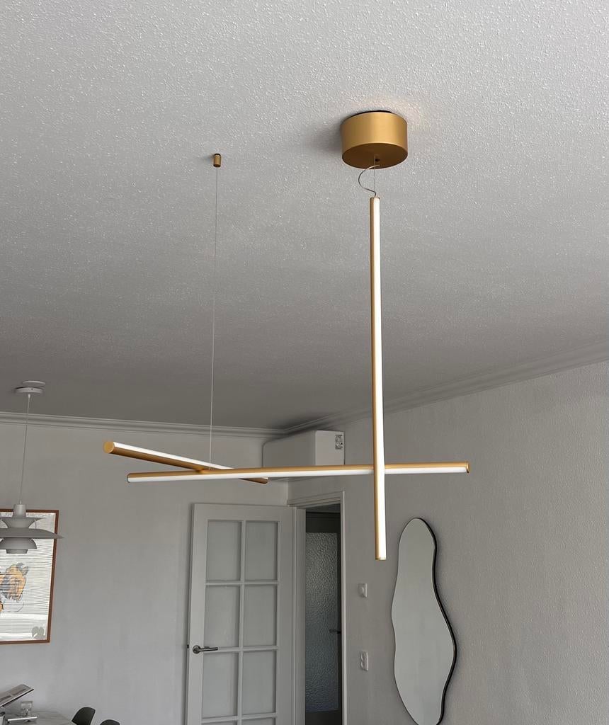 Flos Coordinates S1 lamp - Champagne (goud), Ophalen, Gebruikt, Metaal, 75 cm of meer