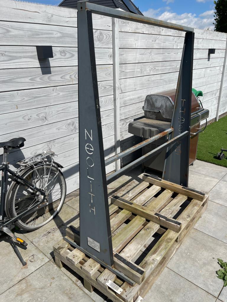 Stalen rek, Ophalen of Verzenden, Zo goed als nieuw