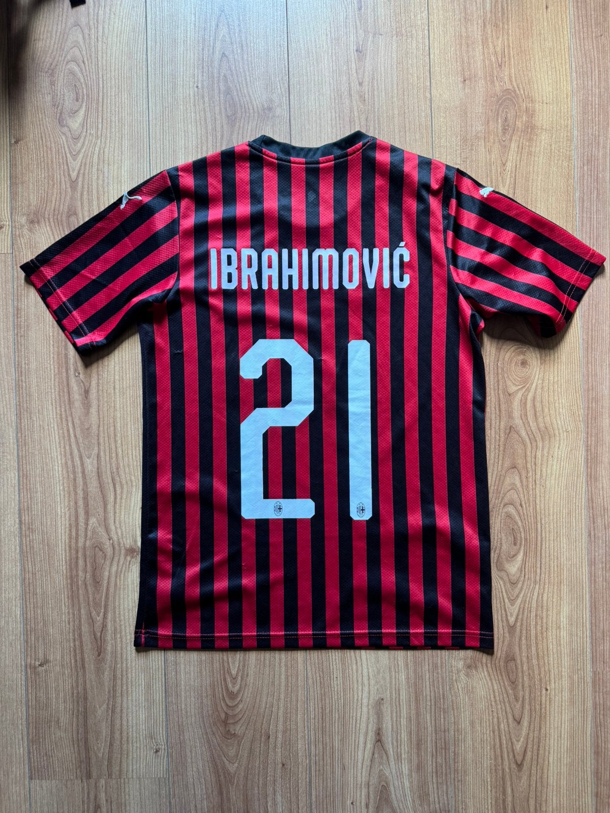 Voetbalshirt AC Milan Ibrahimovic #21, Ophalen of Verzenden, Zo goed als nieuw