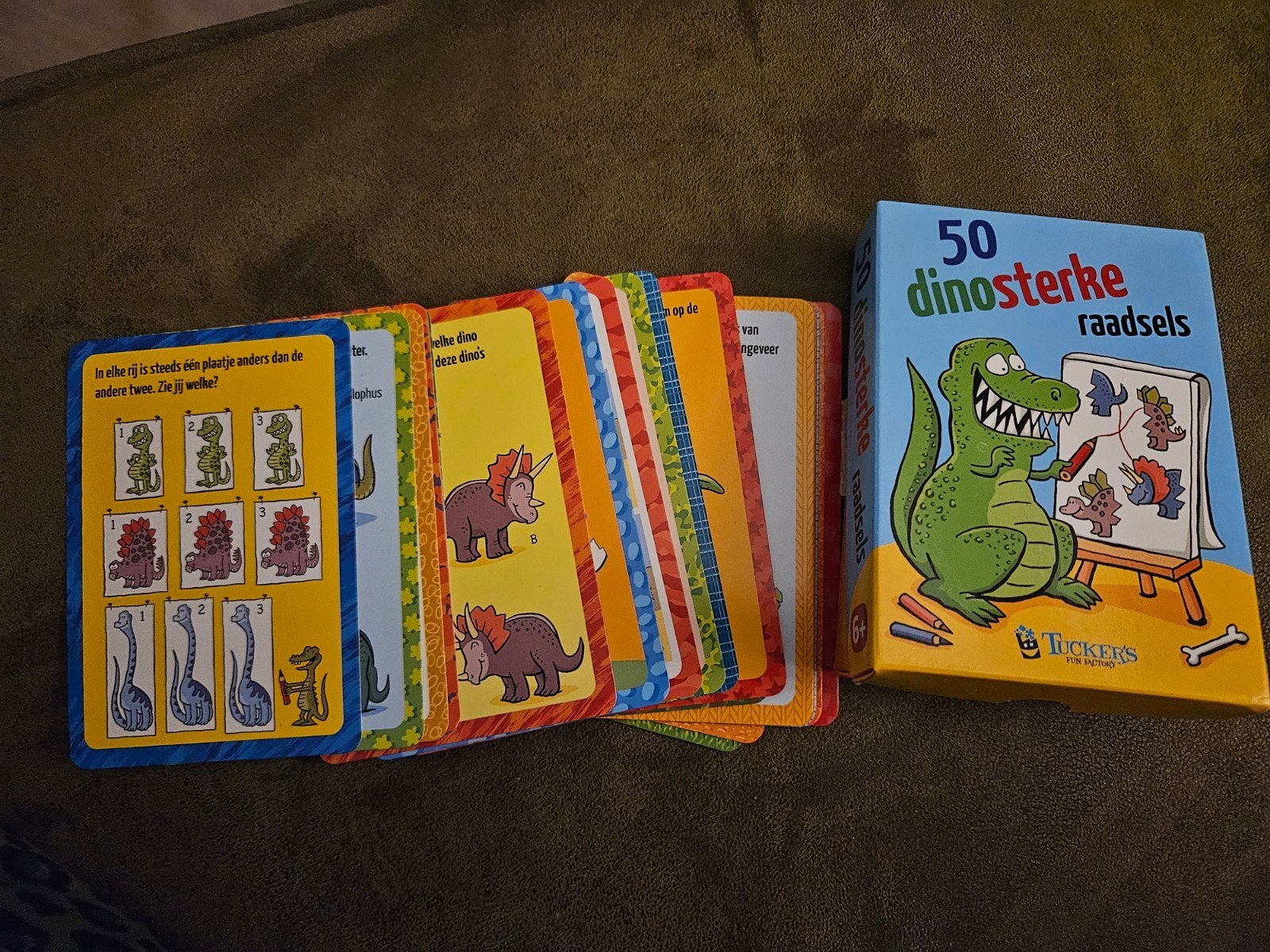 Dino raadsel spel, Ophalen of Verzenden, Zo goed als nieuw