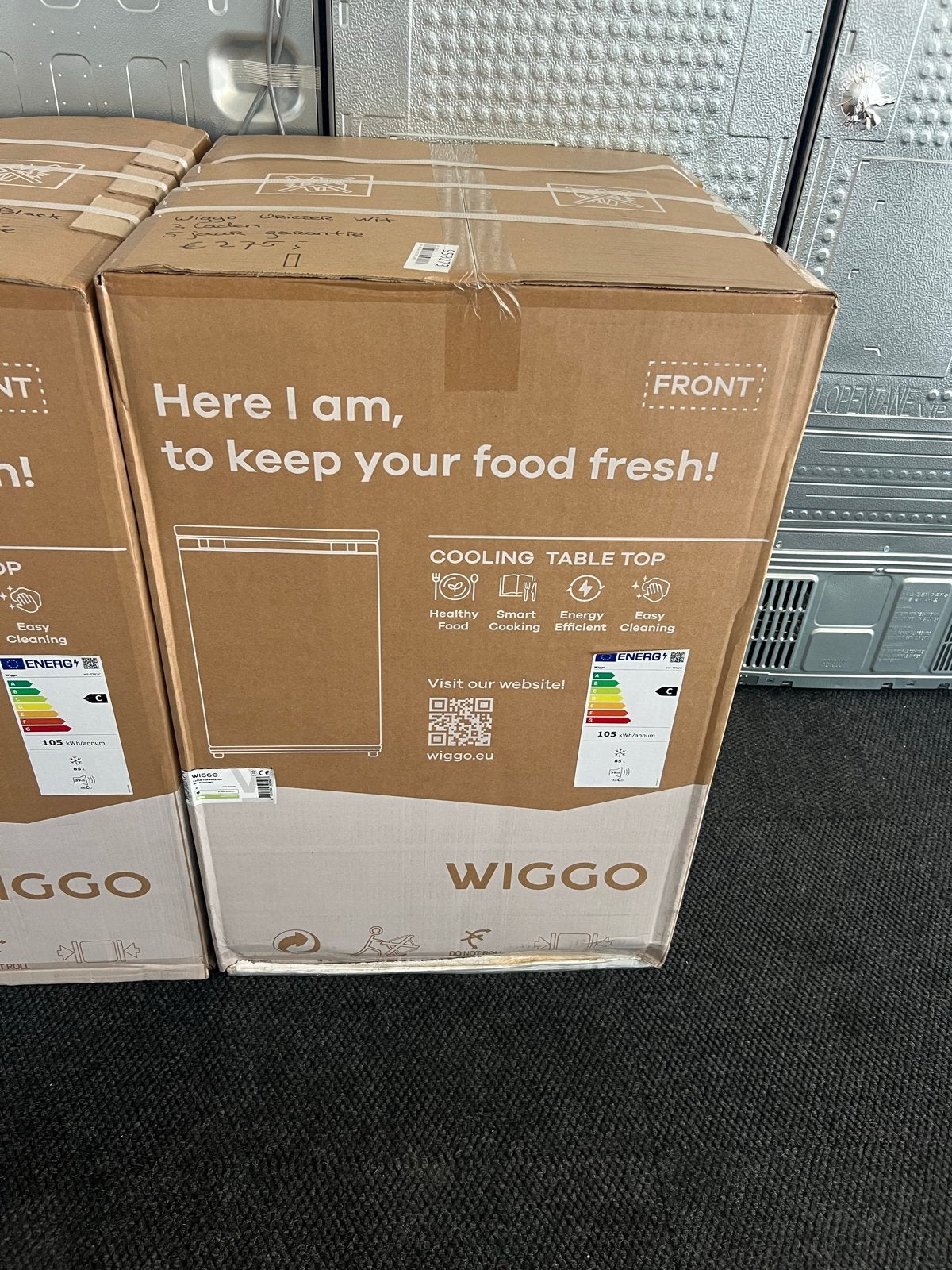 Wiggo Tafelmodel Koelkast/Vriezer - Diverse Modellen Nieuw, Witgoed en Apparatuur, Vriezers en Diepvrieskisten, Minder dan 85 cm