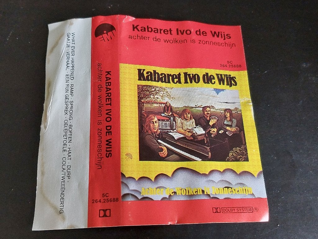 IVO DE WIJS - ACHTER DE WOLKEN IS ZONNESCHIJN (MC), Cd's en Dvd's, Cassettebandjes, Gebruikt, 1 bandje, Ophalen of Verzenden, Origineel