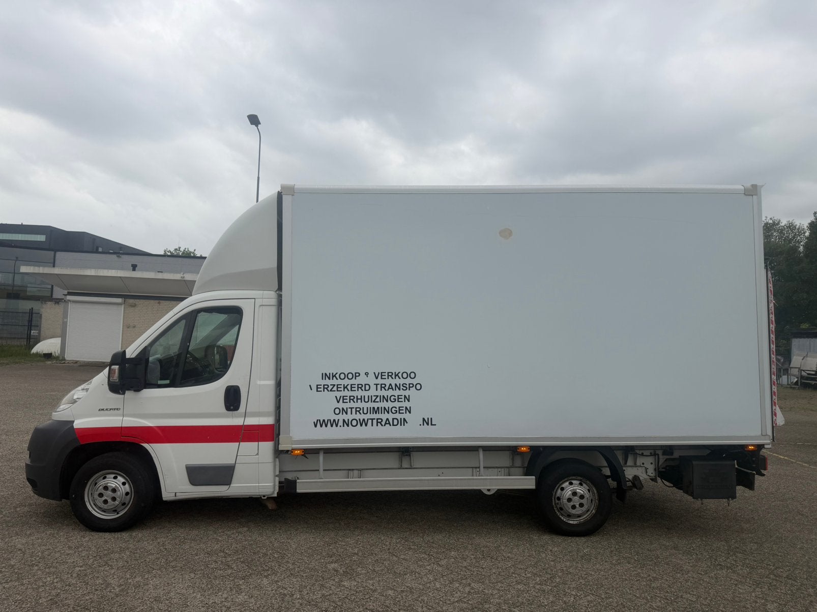 Fiat Ducato 2012 Automaat bakwagen Laadklep Dhollandia airco, Automaat, Zwart, 2287 cc, Leder en Stof