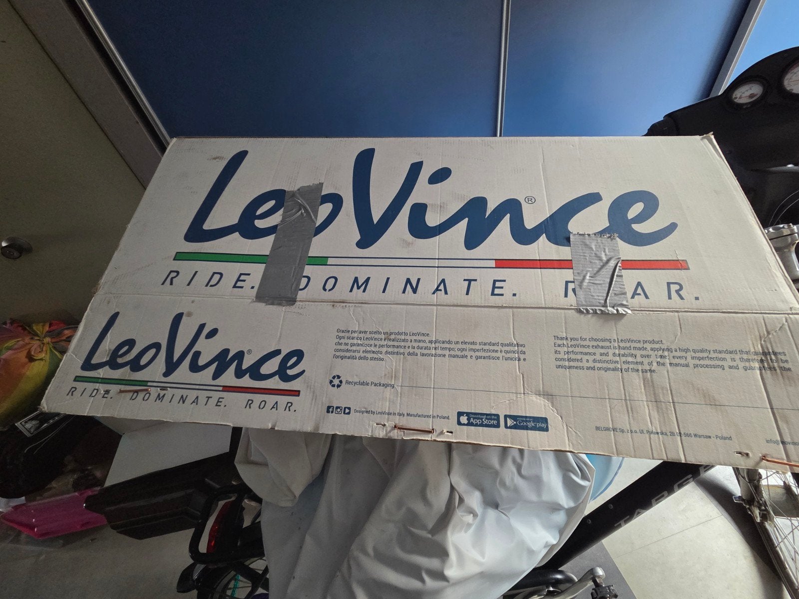 leovince  uitlaat, Ophalen of Verzenden, Nieuw, Uitlaat, Piaggio