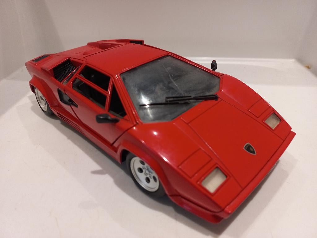 Lamborghini Countach Polistil Tonka 1:16 modelauto 128, Hobby en Vrije tijd, Modelauto's | 1:18, Ophalen of Verzenden, Gebruikt