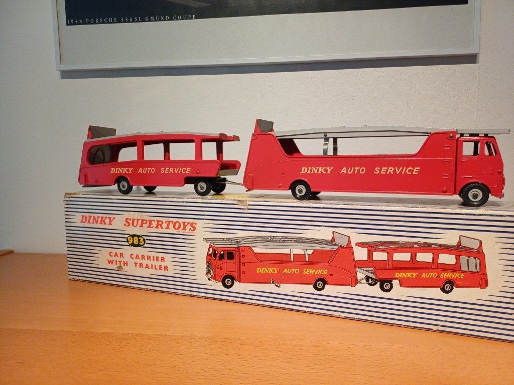 Dinky toys super 983, Ophalen of Verzenden, Zo goed als nieuw, Bus of Vrachtwagen, Dinky Toys