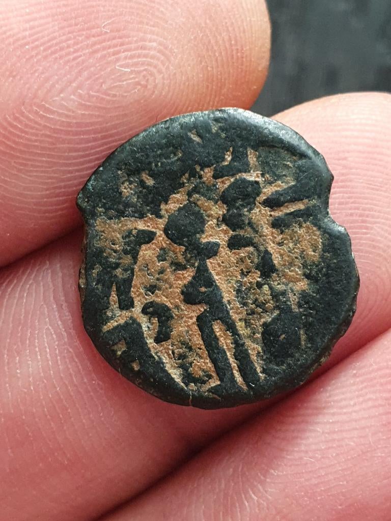 Onbekende oude munt Arabisch? Romeins? Byzantijns  Grieks, Ophalen of Verzenden, Overige landen