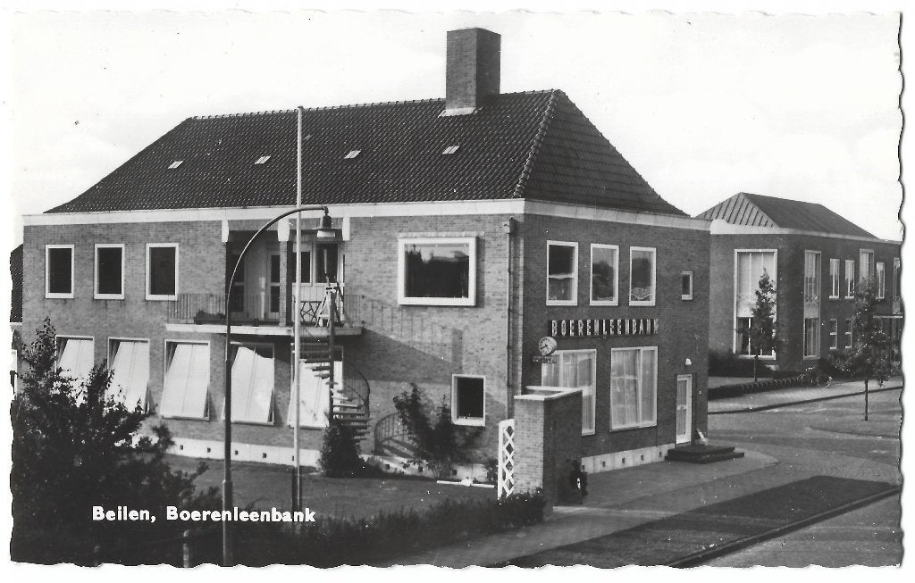 Beilen, Boerenleenbank - Opruimingskaart, Verzamelen, Ansichtkaarten | Nederland, Verzenden, 1960 tot 1980, Ongelopen, Drenthe
