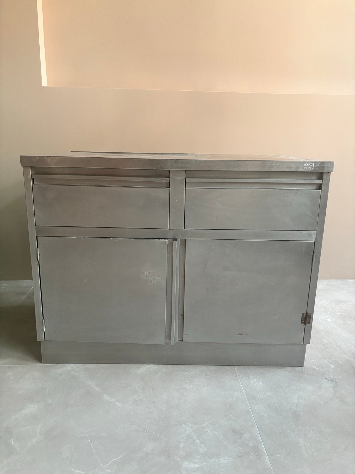 RVS kast / werkbank - Dora Metal, Doe-het-zelf en Verbouw, Ophalen, Gebruikt, 120 tot 170 cm