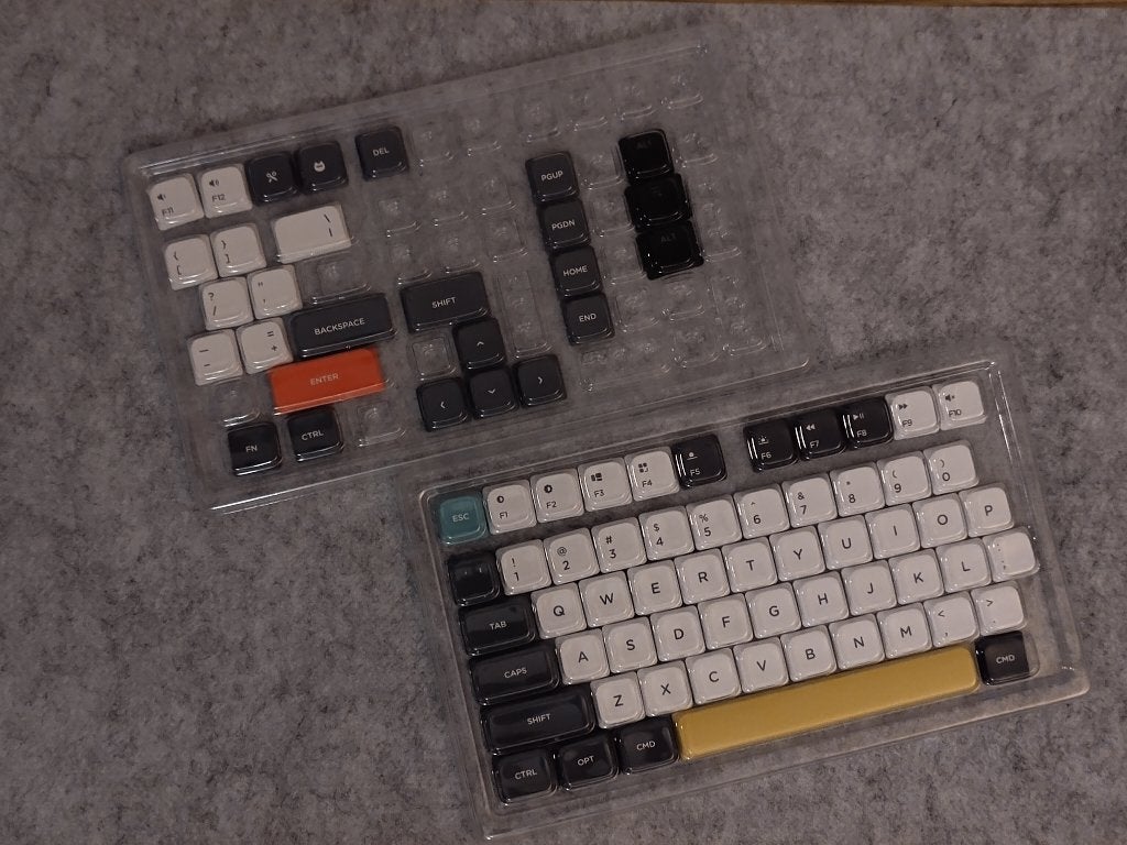 MX low profile keycaps Nuphy, Ophalen of Verzenden, Qwerty, Zo goed als nieuw