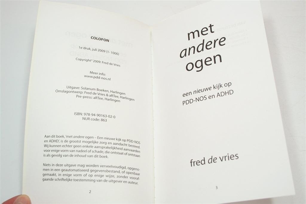 PDD-NOS & ADHD — Nieuwe Inzichten & Behandeling, Ophalen of Verzenden, Gelezen