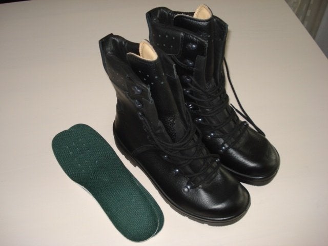 Laarzen zwart militair, Ophalen of Verzenden, Landmacht, Nederland, Kleding of Schoenen