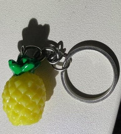 Ananas zomerse sleutelhanger, Ophalen of Verzenden, Nieuw, Dier of Natuur
