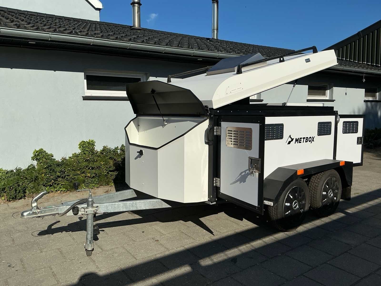 Metbox 4vaks Honden Aanhangwagen, Auto diversen, Aanhangers en Bagagewagens, Gebruikt