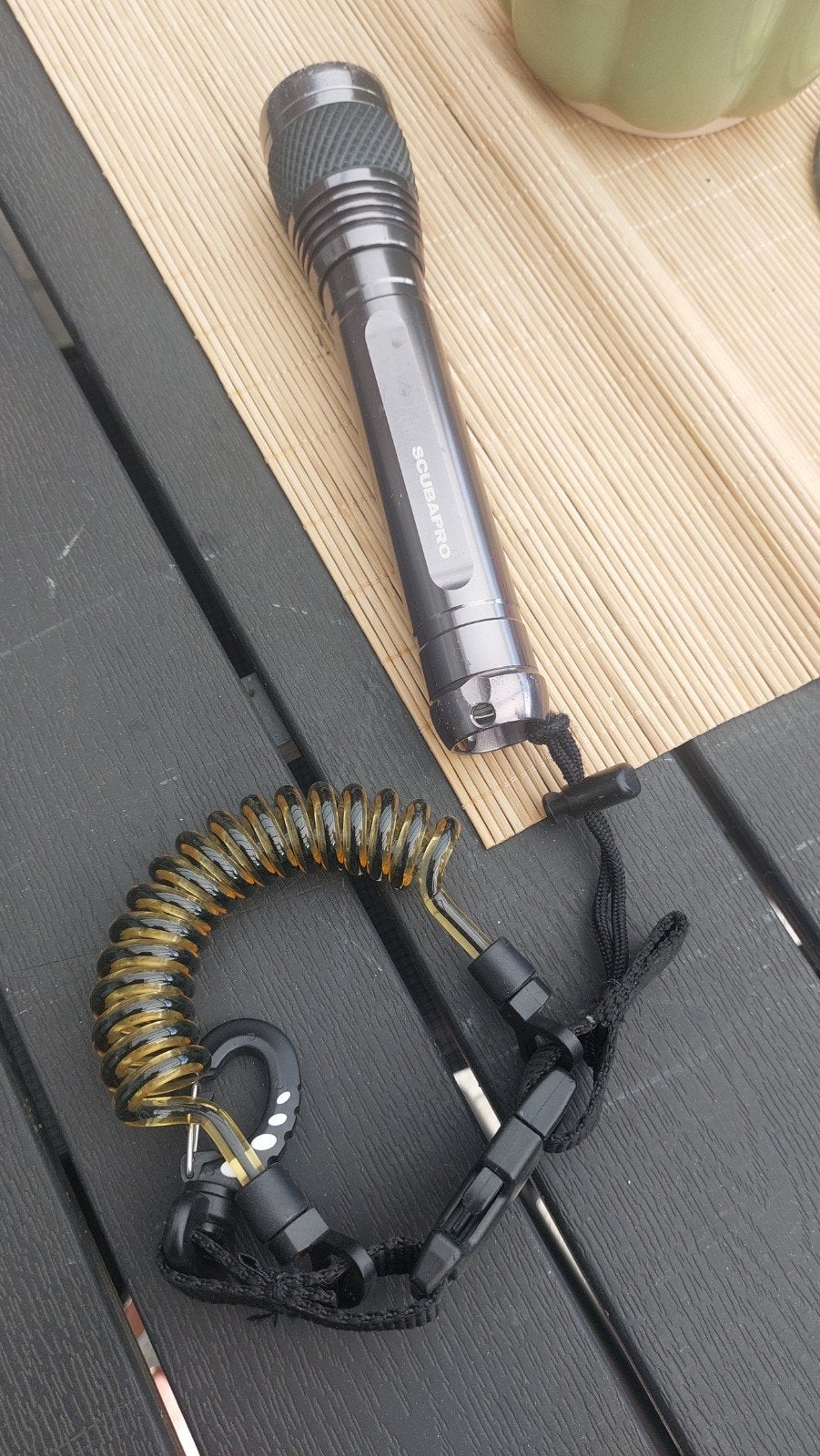 Scubapro duiklamp met spiraalkoord, Watersport en Boten, Duiken, Ophalen