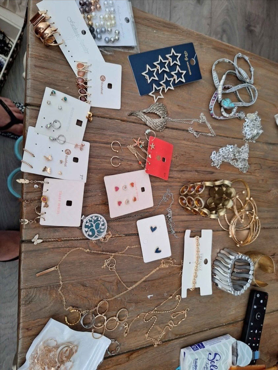 Heel veel sieraden, Ophalen of Verzenden, Zo goed als nieuw, Overige kleuren, Overige materialen