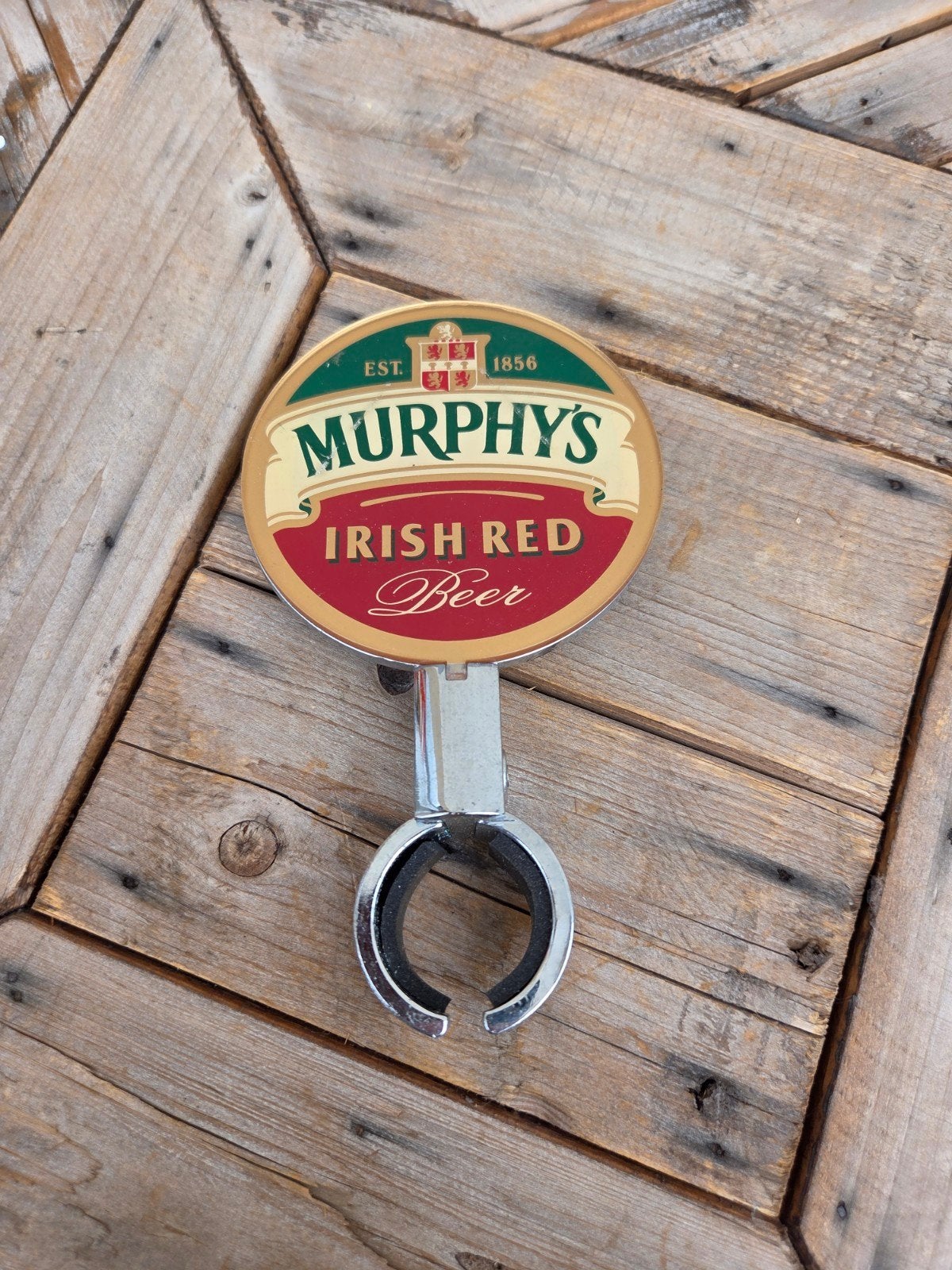 Murphys Irish Red Beer Tapruiter, Verzamelen, Ophalen of Verzenden, Gebruikt, Reclamebord, Plaat of Schild
