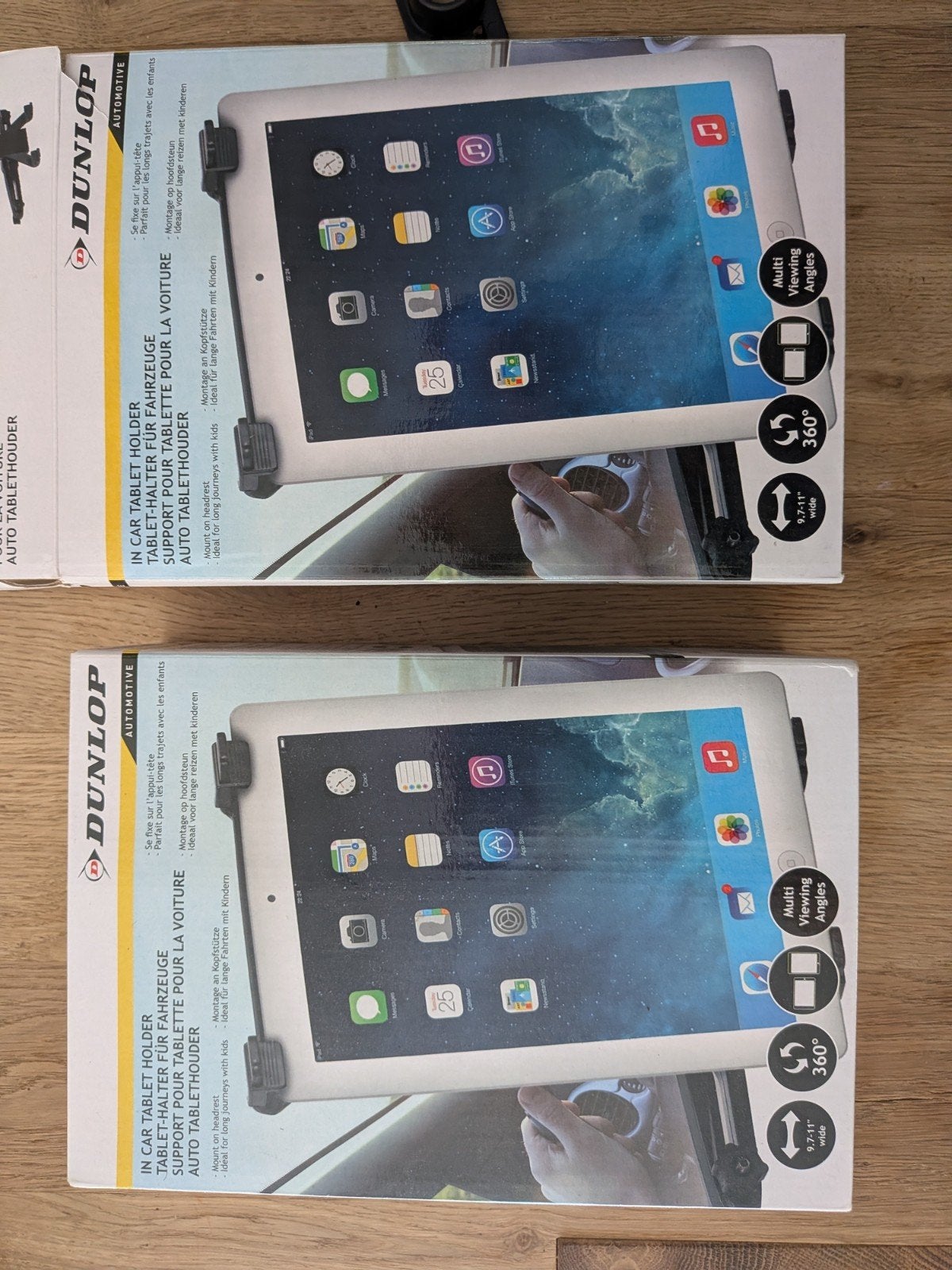 2x Dunlop Tablethouder Auto Hoofdsteun - Nieuw, Ophalen, Nieuw