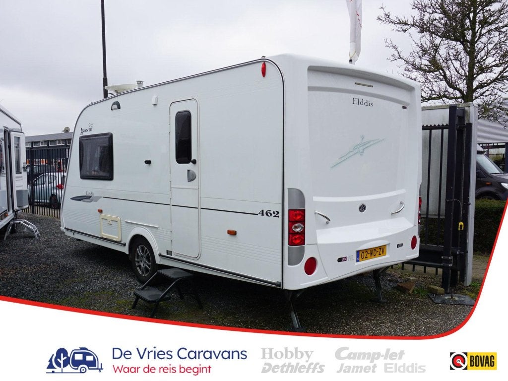 Elddis Avante Club 462 incl.mover,dakventilator, Caravans en Kamperen, Caravans, Standaardzit, Tot en met 2, Bedrijf, Overige typen