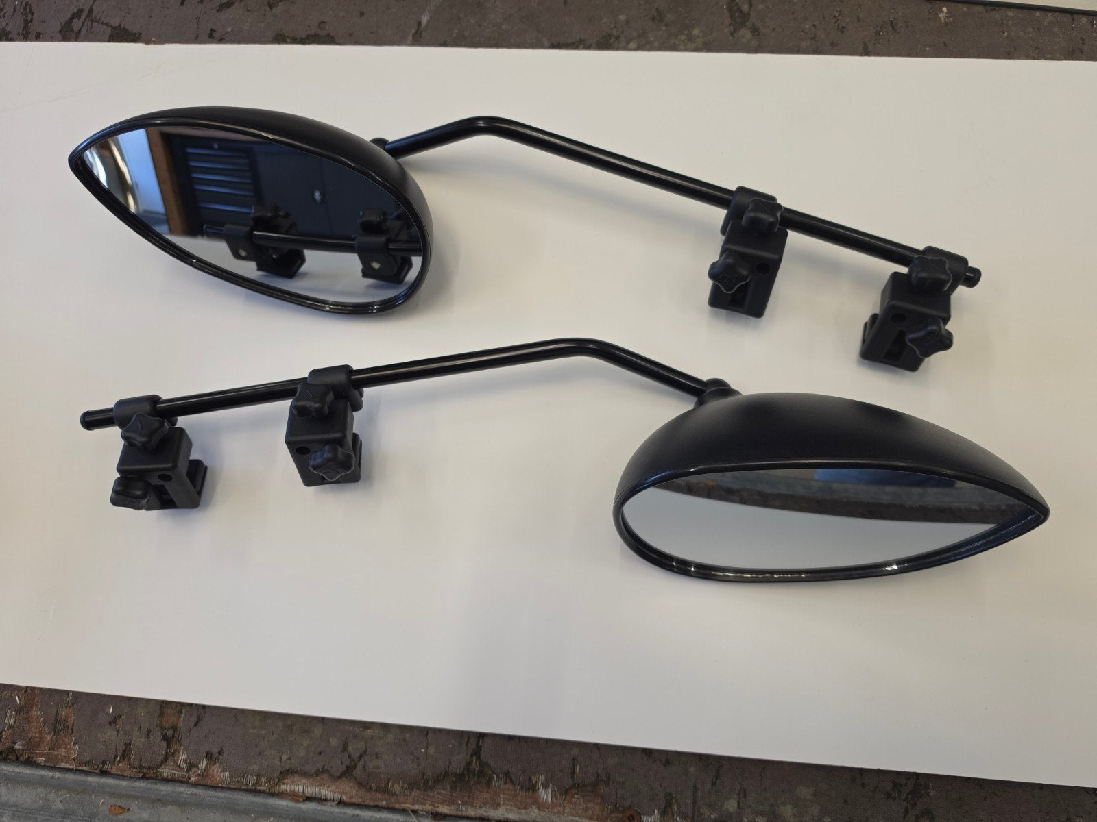Milenco Aero 3 XL Caravanspiegels + Opbergtas, Ophalen, Zo goed als nieuw