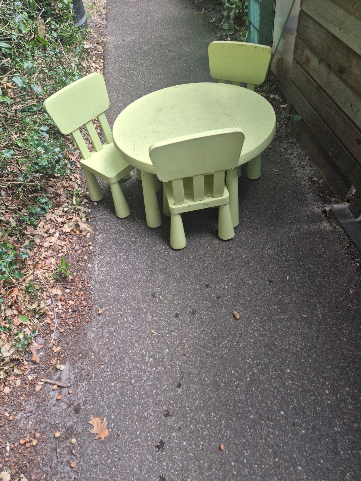 speel tafel, Ophalen