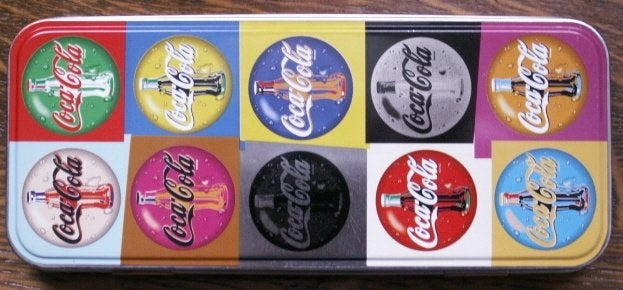 Coca Cola blik voor o.a. pennen met Coca-Cola logo’s, Ophalen of Verzenden, Nieuw