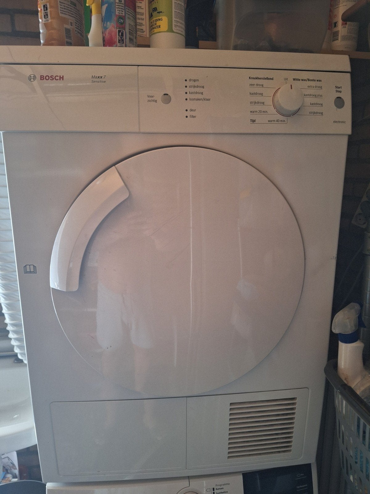 Bosch Maxx 7 Sensitive Luchtafvoer Wasdroger, Ophalen