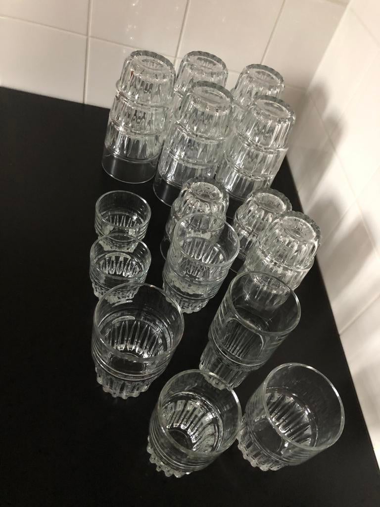 LIBBEY DURATUFF U.S.A. Glasservies - 32 stuks in nieuwstaat, Huis en Inrichting, Ophalen, Glas of Glazen, Nieuw, Glas