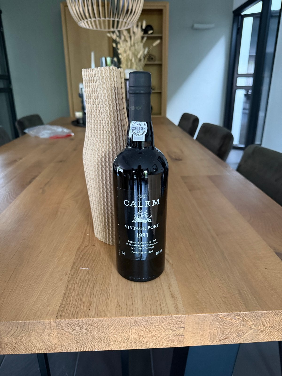 Calem Vintage Port 1991 - In originele houten kist, Ophalen, Port, Spanje, Nieuw
