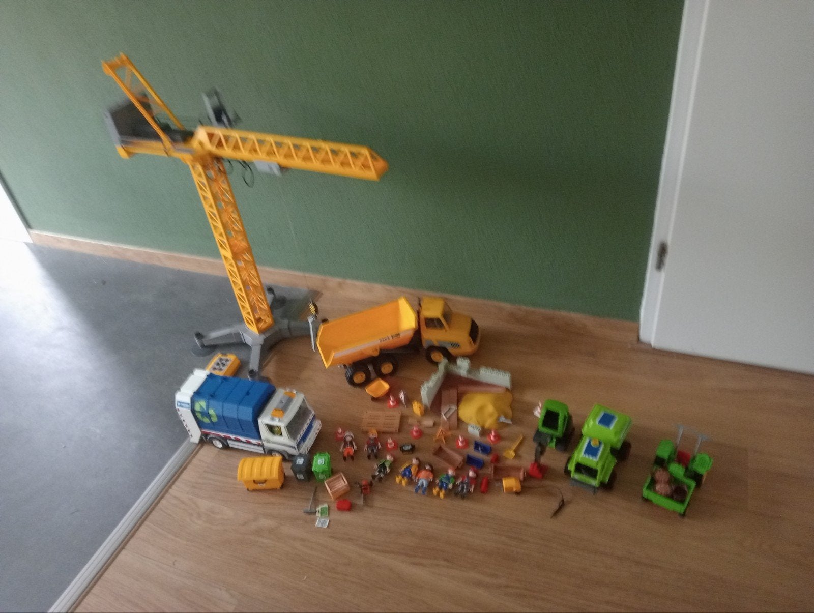 Grote playmobil bouw set, Ophalen, Gebruikt