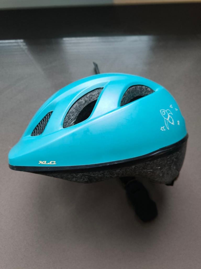 XLC Kinderfietshelm Blauw - Maat 49-54cm, Fietsen en Brommers, Fietsaccessoires | Fietshelmen, Jongen of Meisje, Overige maten