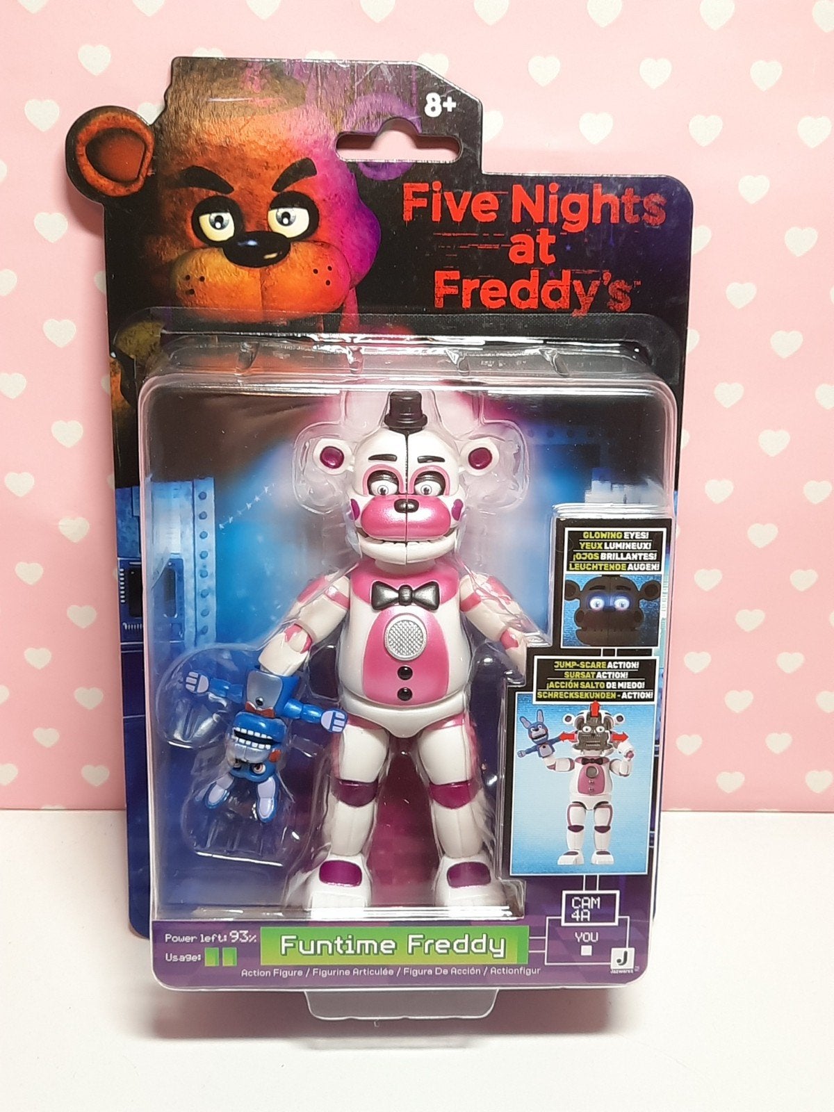FNAF Funtime Freddy Actiefiguur (Jazwares) NRFB, Ophalen of Verzenden, Nieuw